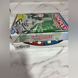 Hasbro Monopoly Rival Edition & Trouble game
